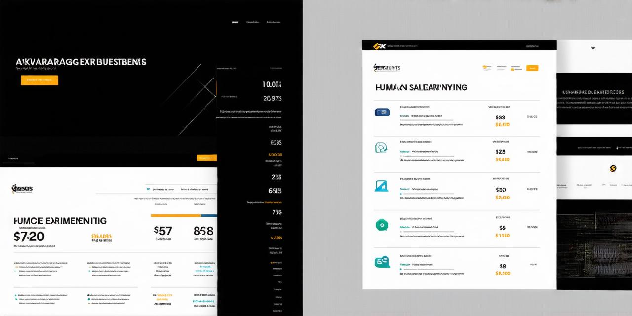 Average salary for web design courses?