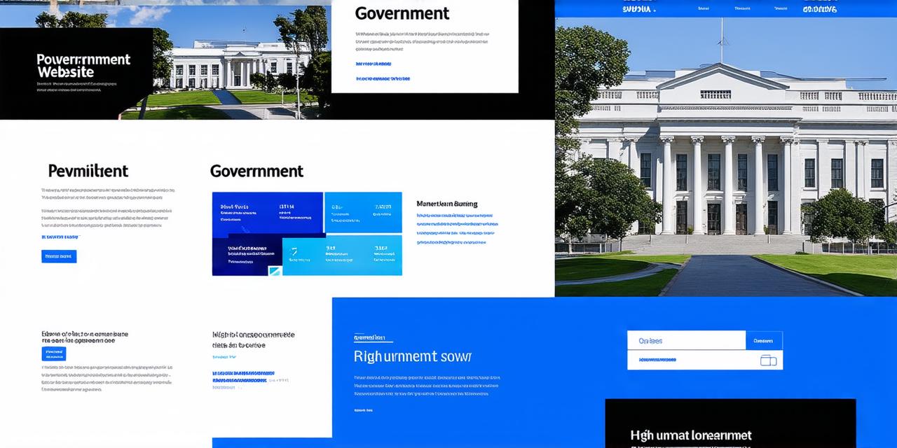 How are government websites designed?